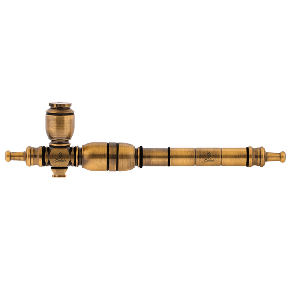 Belair Vintage Brass Color Modular Smoking Pipe